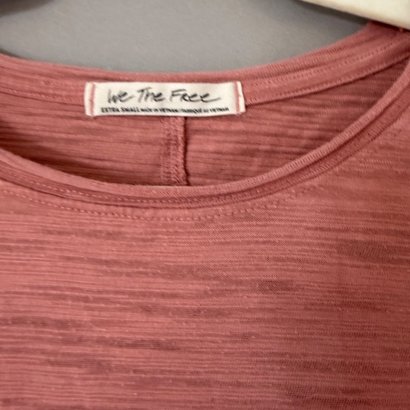 Free People Natasha tee in blush XS - Picture 3 of 5